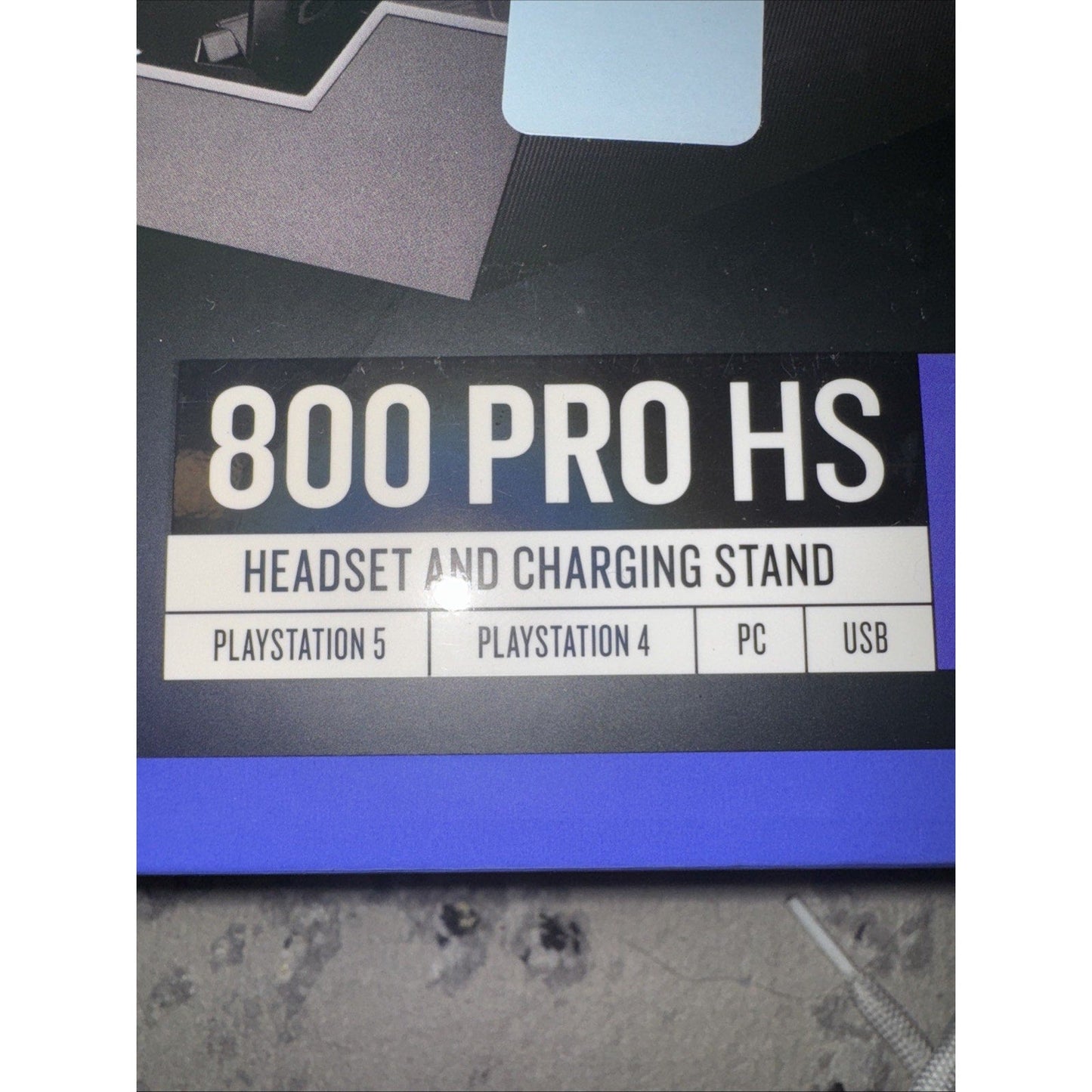 RIG 800 Pro HS Wireless Gaming Headset & Charging Stand (black) PS5 PS4 PC USB