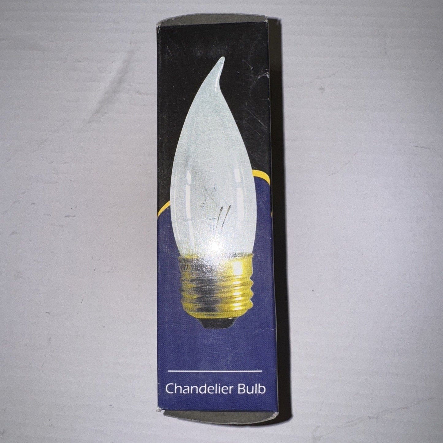 SUNLITE 40w Flame 120v Candelabra Base Clear Bulbs Cat. No. 01345