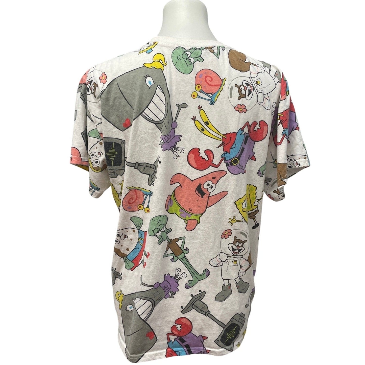 Nickelodeon Spongebob Squarepants Mens Medium Short Sleeve Crew Neck Tee