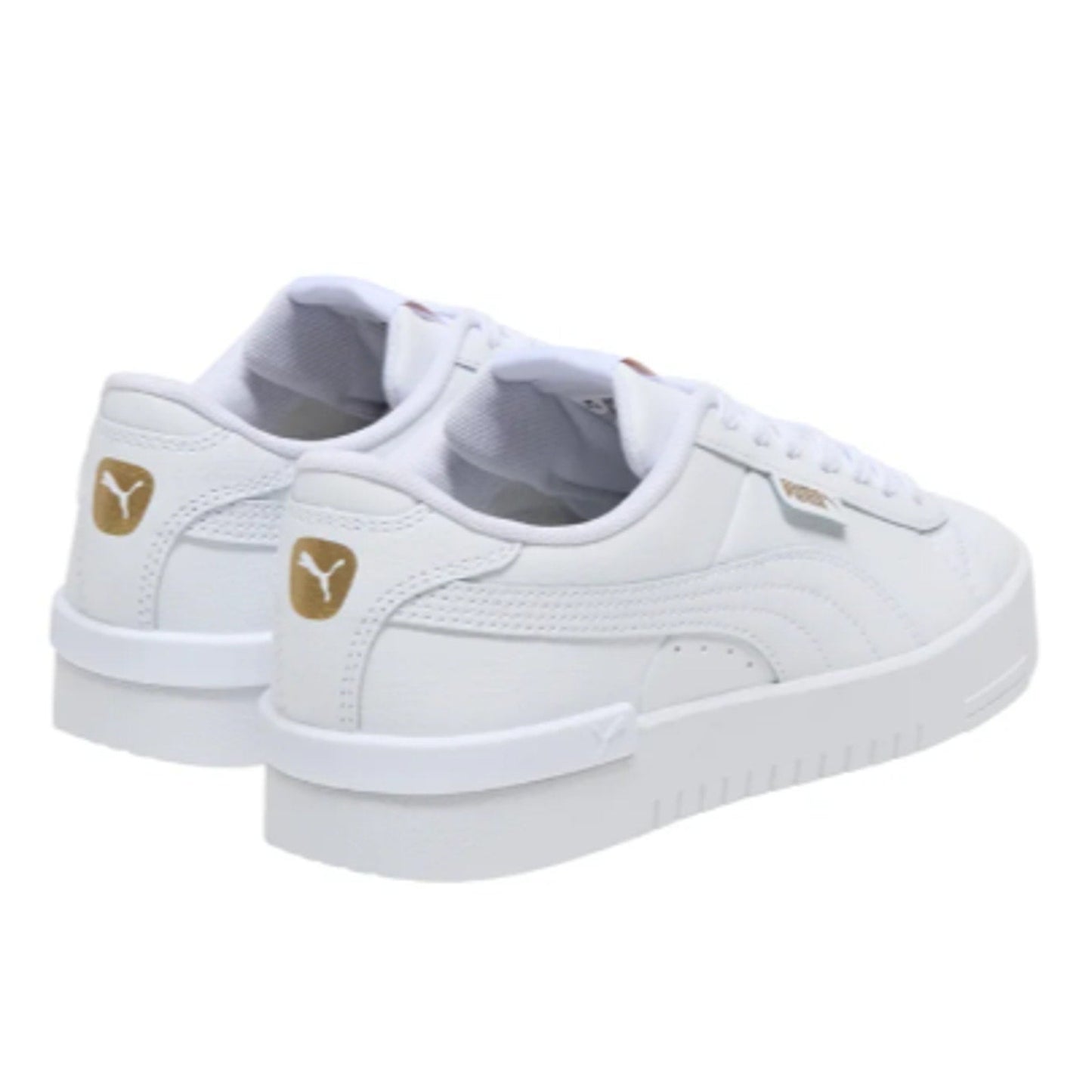 Puma Womens Size 7.5 White Leather Lace Up Athletic Court Sneaker Shoes w Box