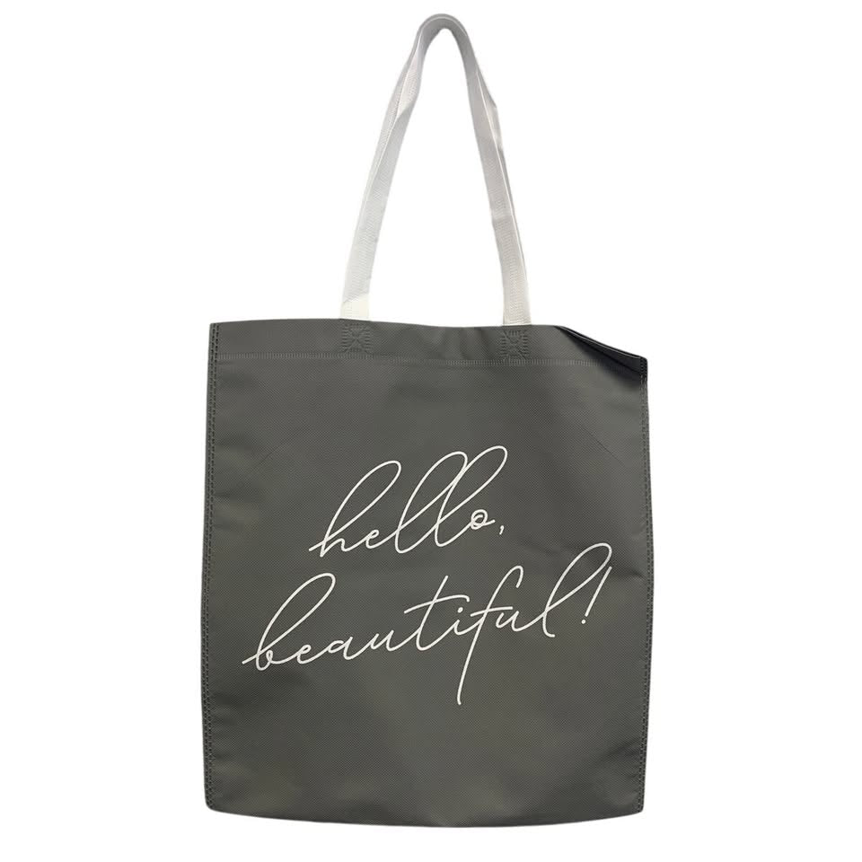 New Upcycled Hand Printed Normal Isn't Coming Back Jesus Is Shopper Tote Bag