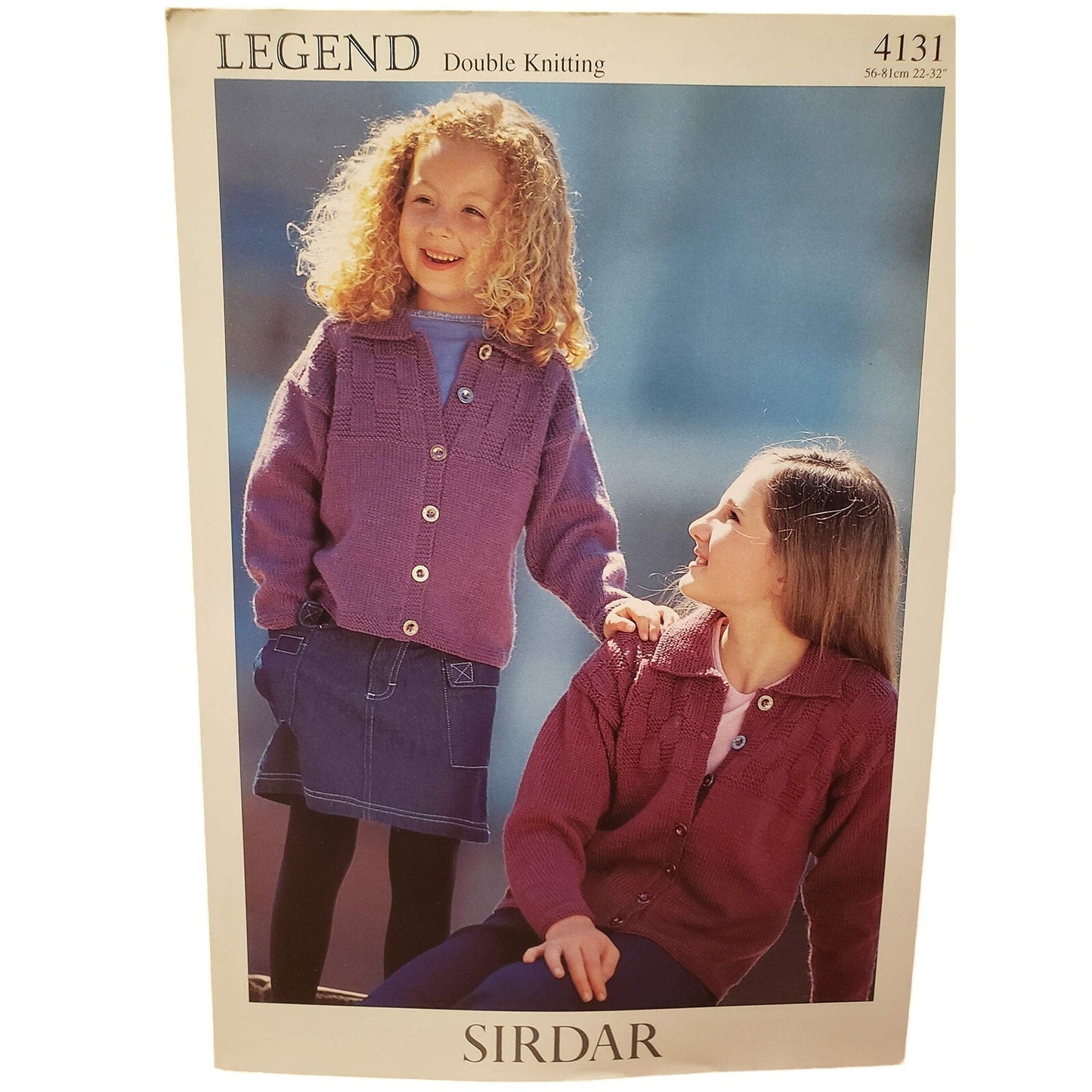 New Sirdar 4131 Legend Child Cardigan Jacket Double Knitting Pattern