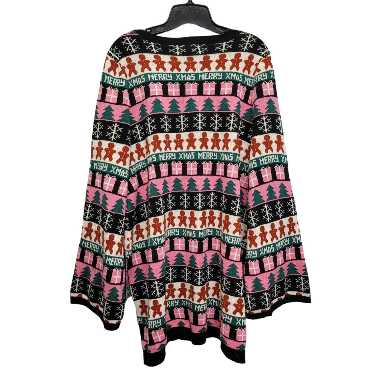 Rue 21 Womens Large 100% Acrylic Long Sleeve Crew Neck Knit Christmas Sweater