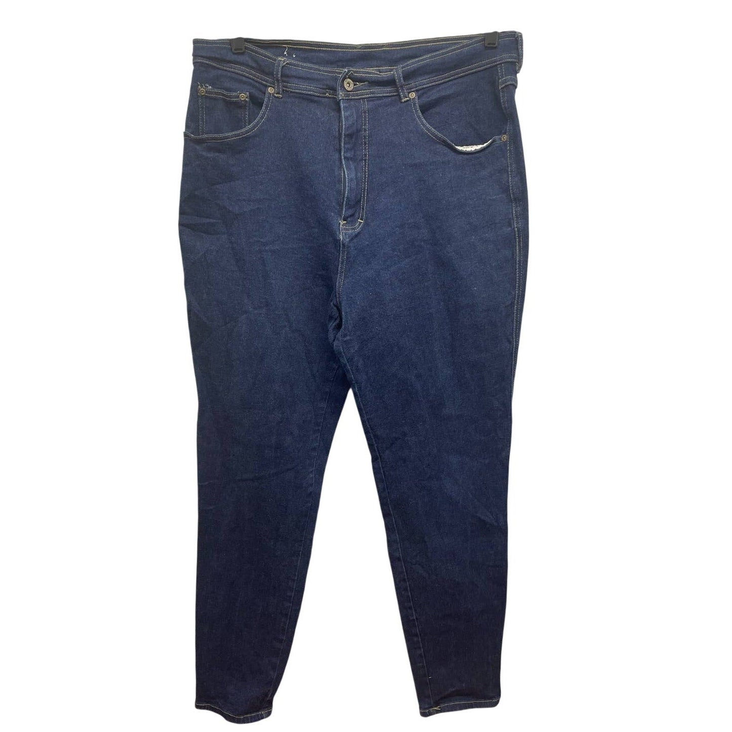 Bill Blass Womens Size 18 High Rise 32.5" Inseam Stretch Denim Blue jeans