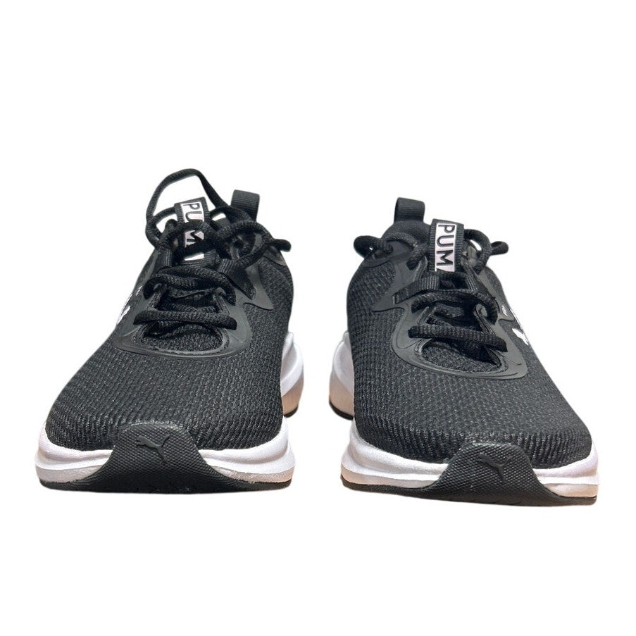 New In Box Puma Womens Size 6 Black White Lace Up Skyrocket Sneaker Shoes