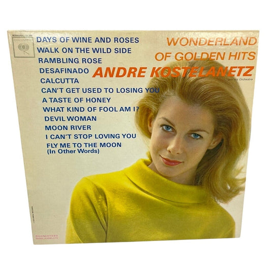 Vintage 1963 Wonderland of Golden Hits Andre Kostelanetz Music LP Vinyl Record
