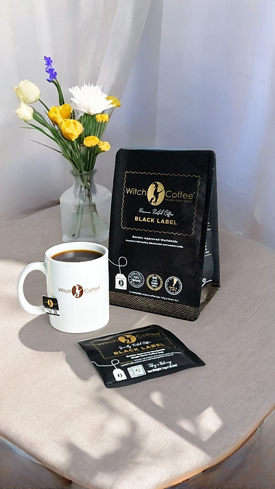 Witch Coffee - 13 Black Label individually Wrapped Steeped Coffee Bags-1