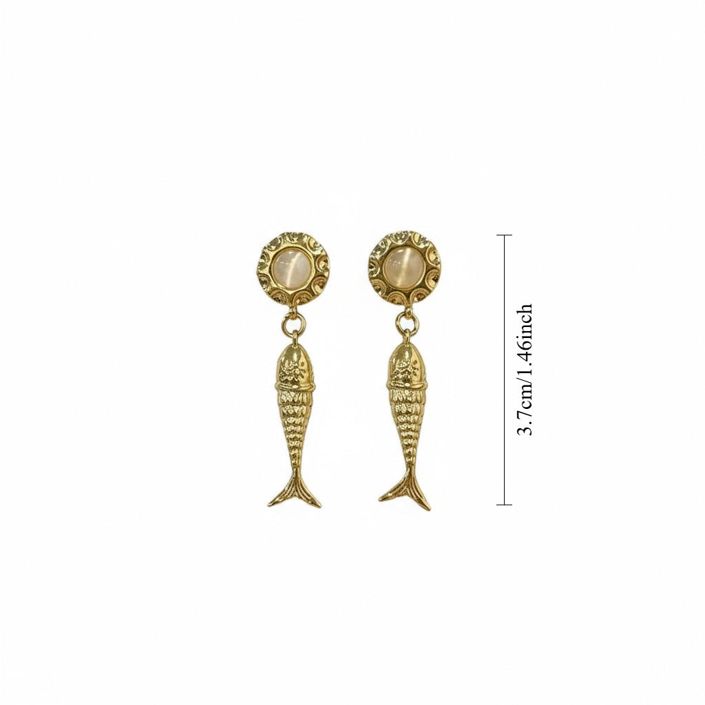 Fashionable Tropical Fish Style Earrings For Women