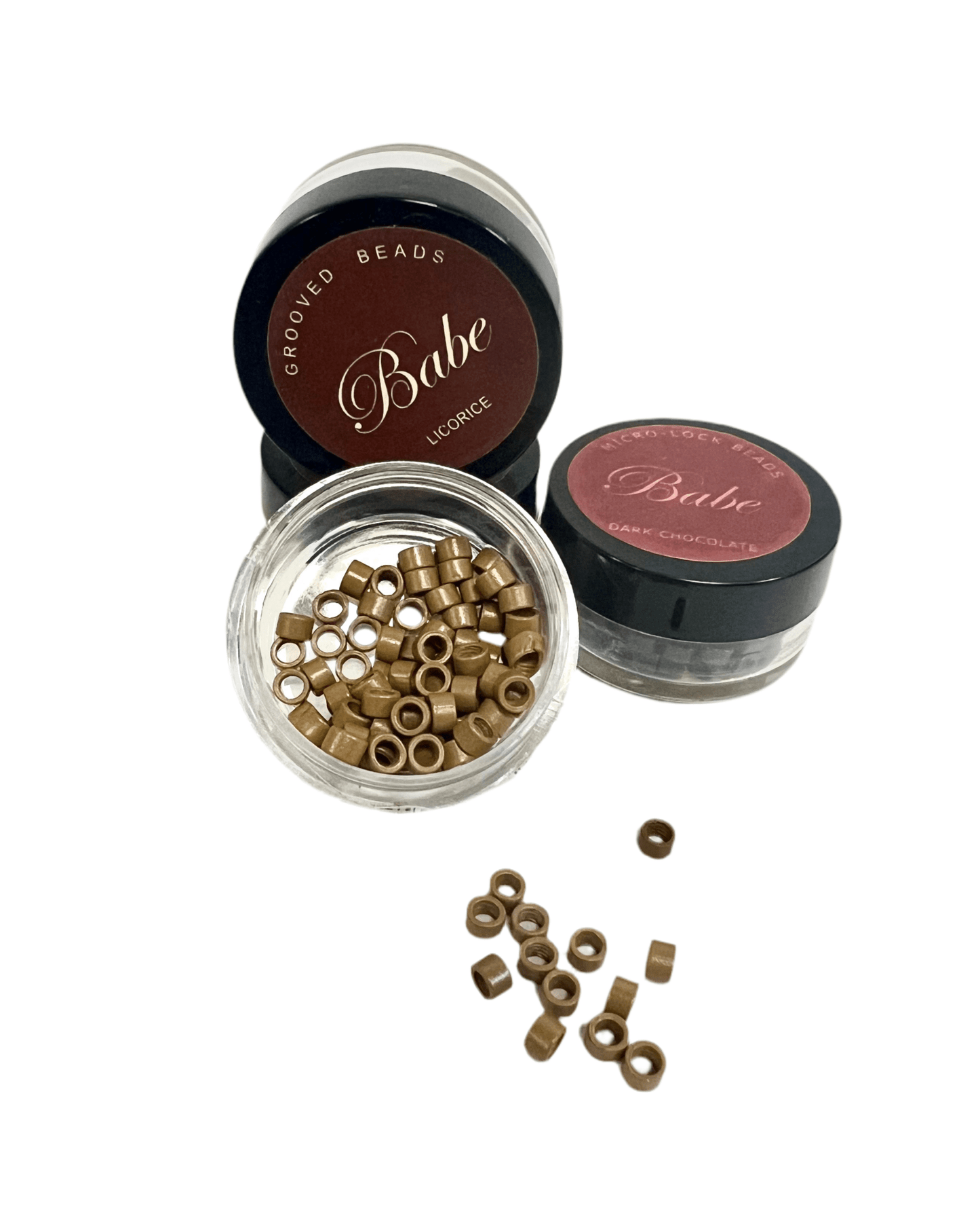 BABE Micro- lock Beads 3.5 mm  (100 pcs)