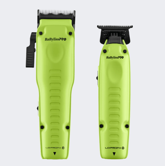 BaBylissPRO FXONE Lo-ProFX Limited Edition Neon Yellow Clipper & Trimmer Combo