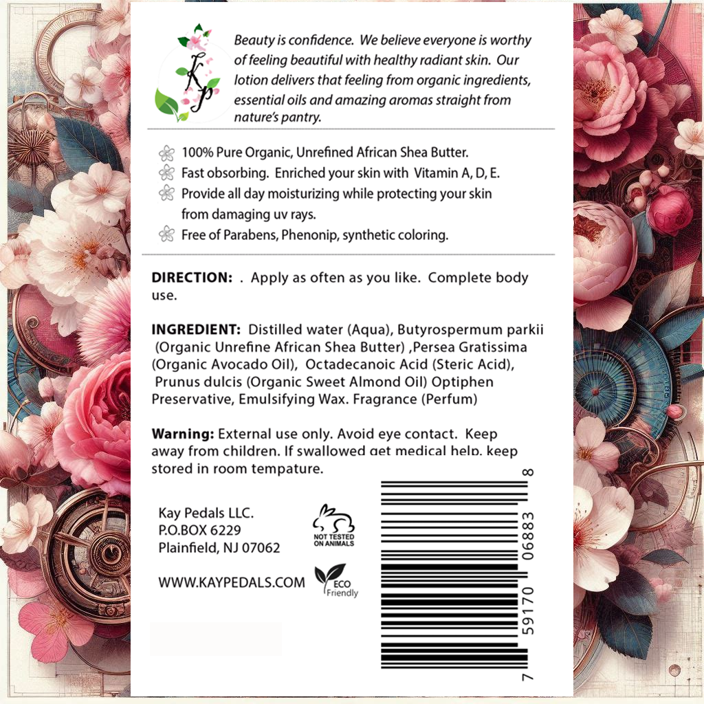 Tokyo Cherry Blossom Natural Organic Body Lotion 12oz-4