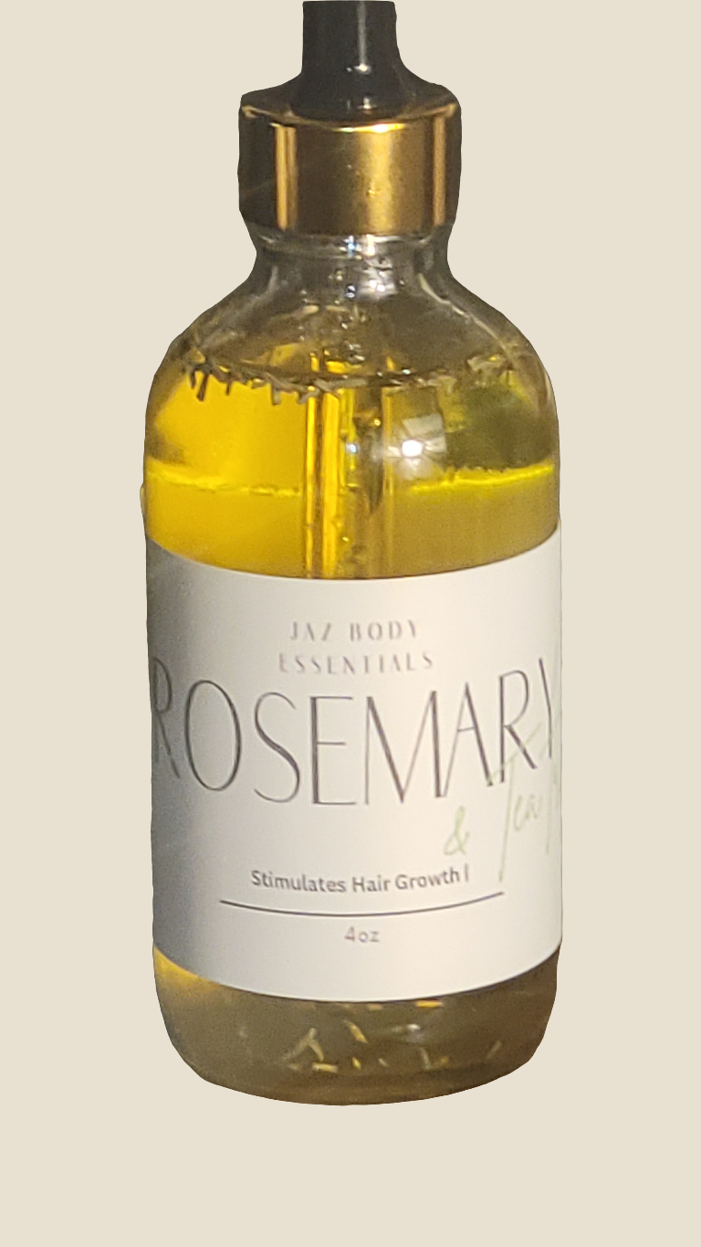Rosemary and Tea Tree Hair Oil 4oz-0