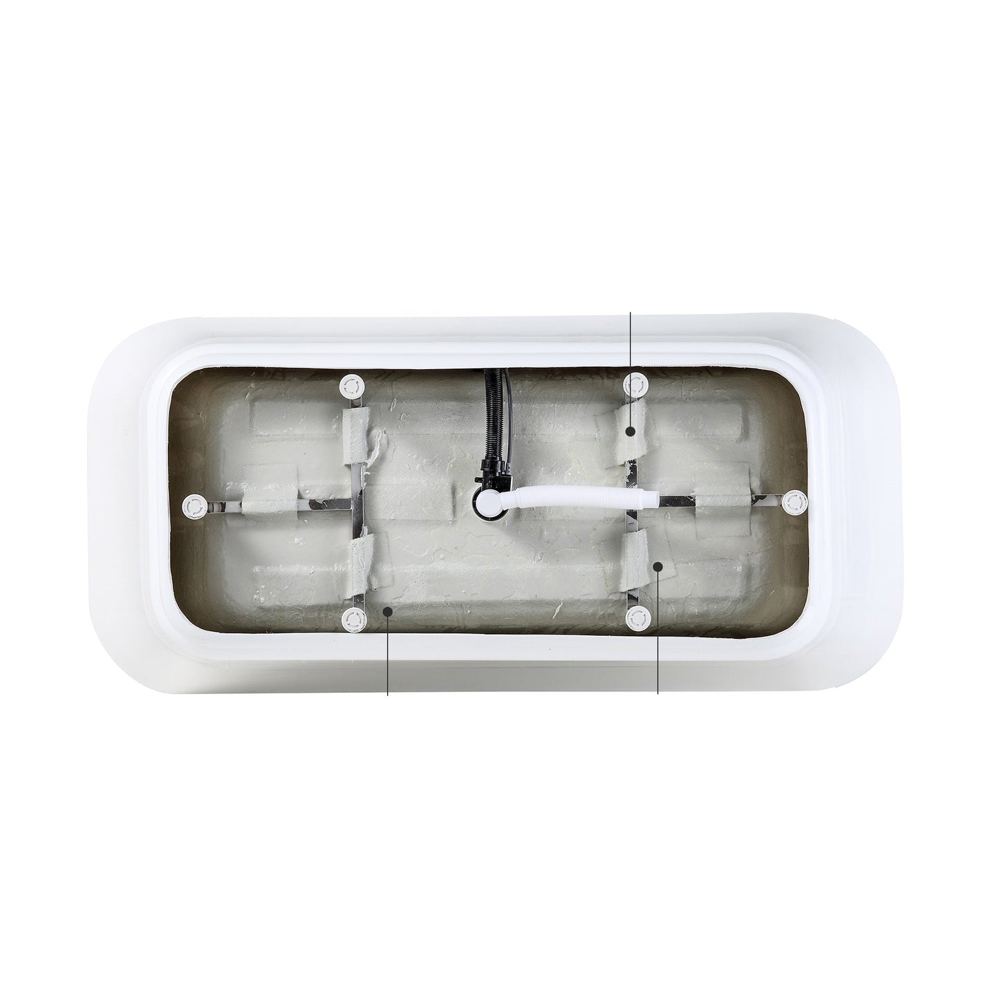 67" Acrylic Freestanding Bathtub