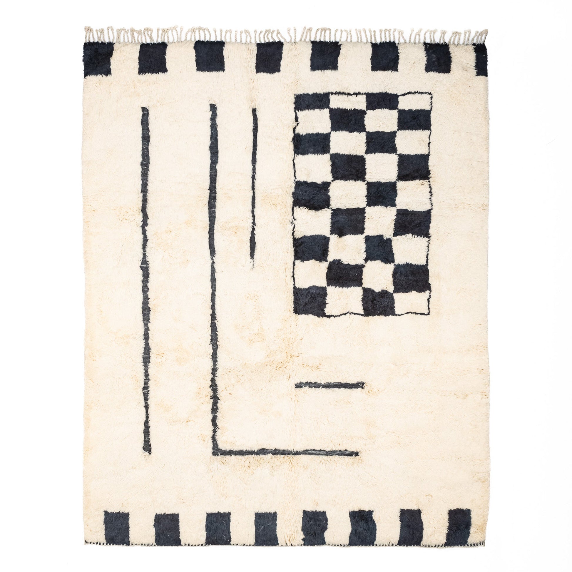 Badra - Luxury Shag Moroccan Rug-0