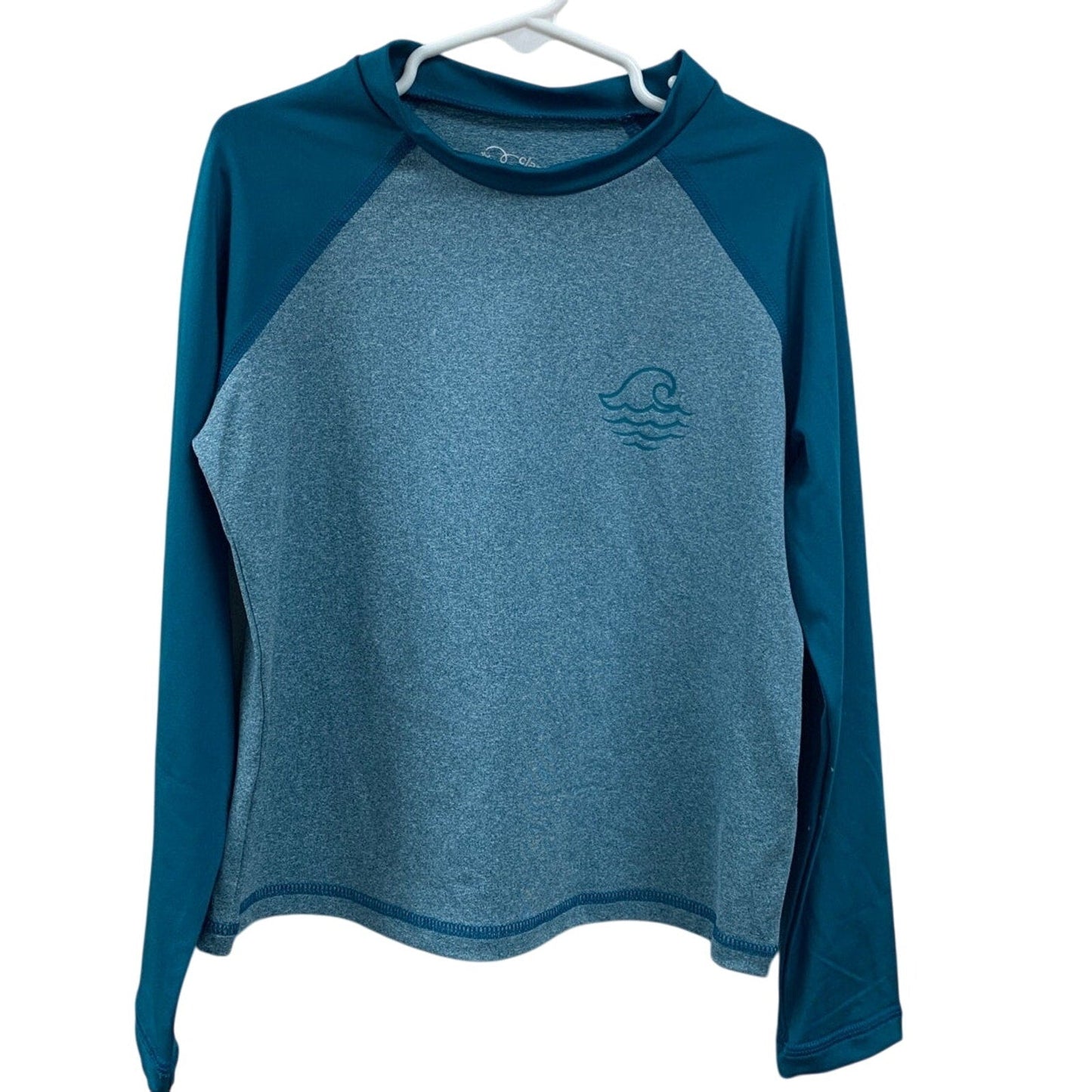 New Art Class Kids Small (6/7) Long Sleeve UPF 50+ PolySpandex Swim Shirt