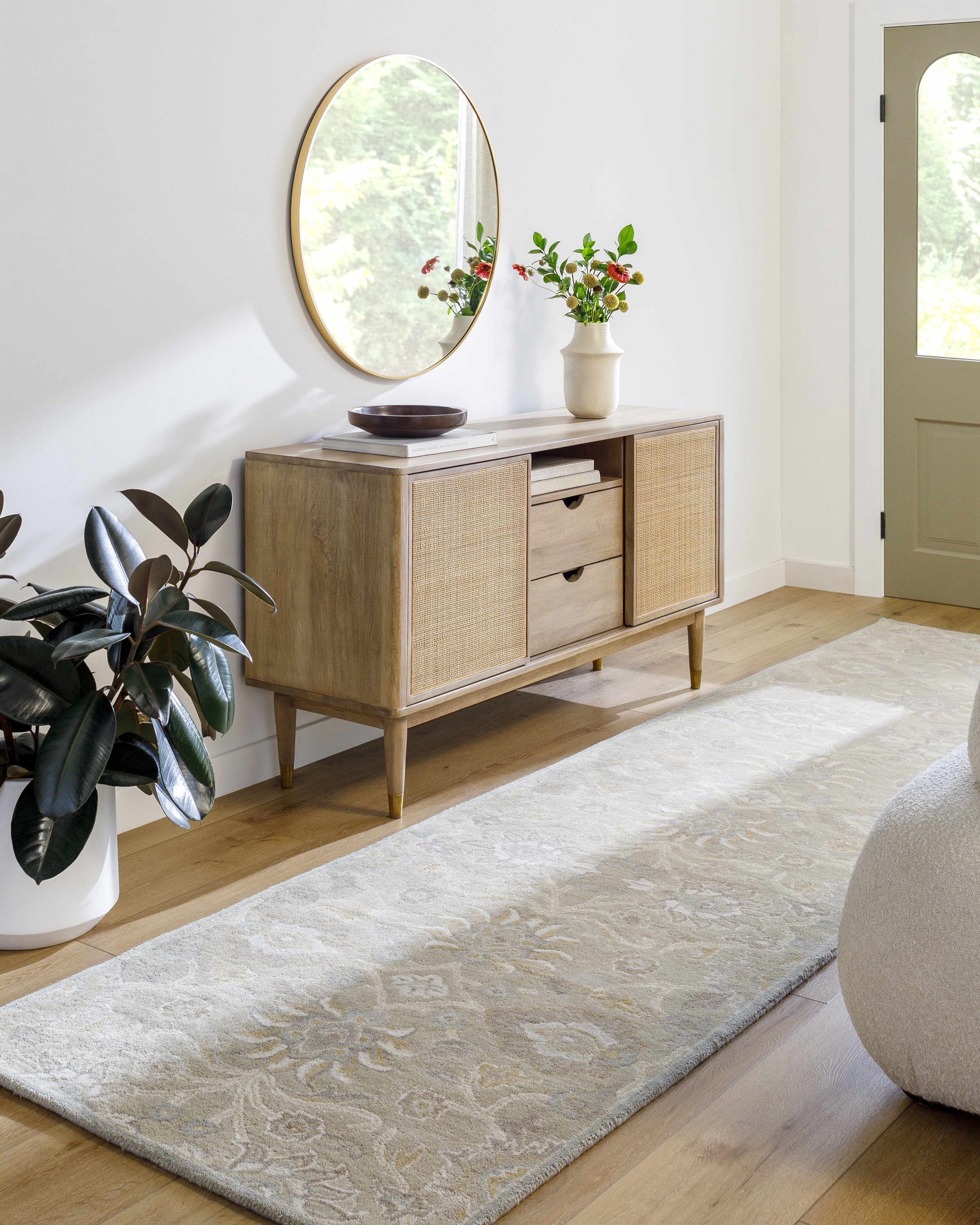 Conesus 1192 Hand Tufted Ivory&Taupe Wool Rug-2