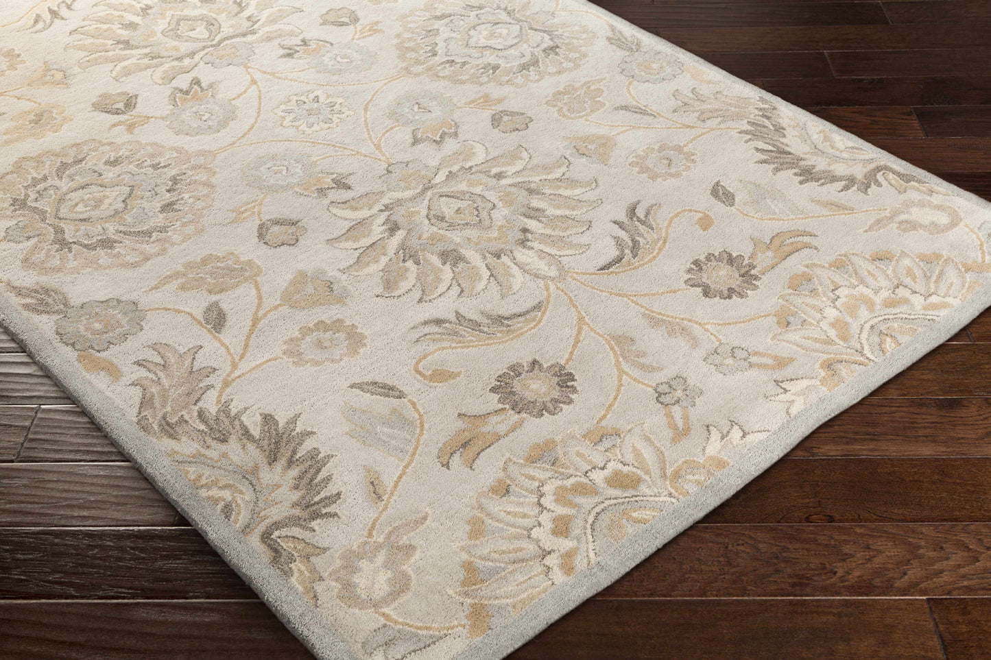 Conesus 1192 Hand Tufted Ivory&Taupe Wool Rug-3