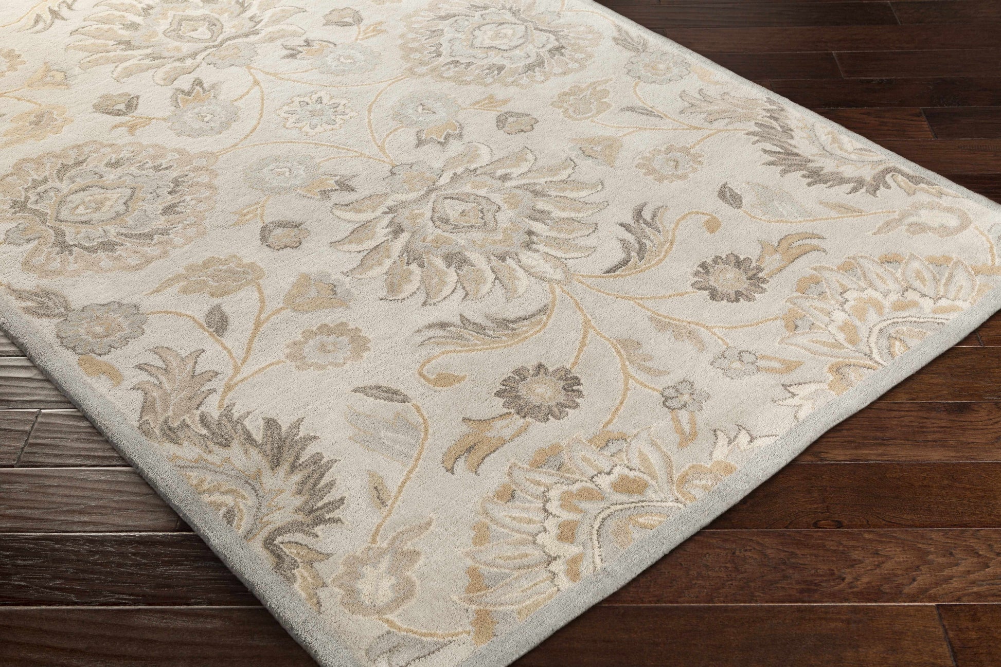 Conesus 1192 Hand Tufted Ivory&Taupe Wool Rug-3
