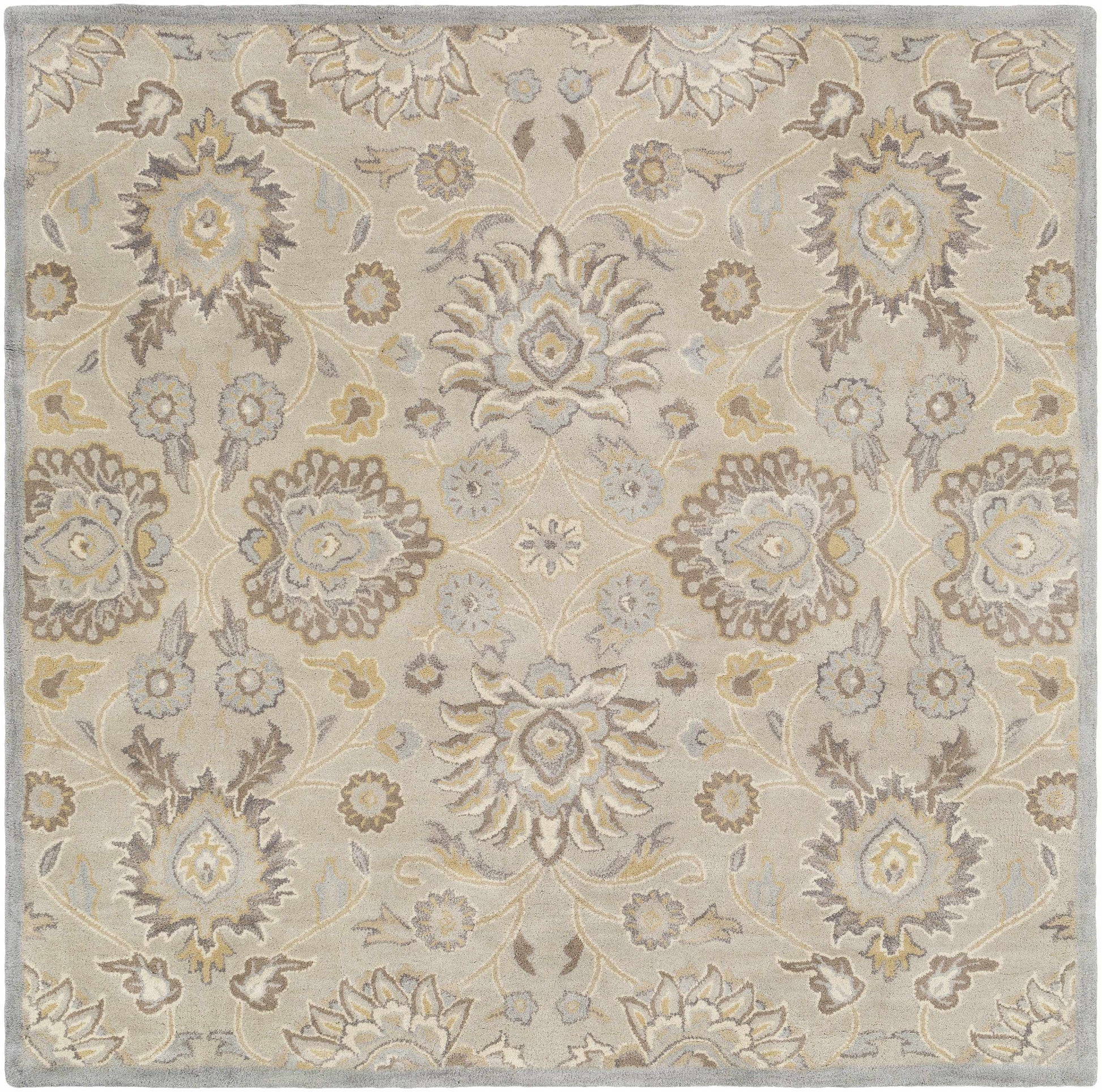 Conesus 1192 Hand Tufted Ivory&Taupe Wool Rug-7