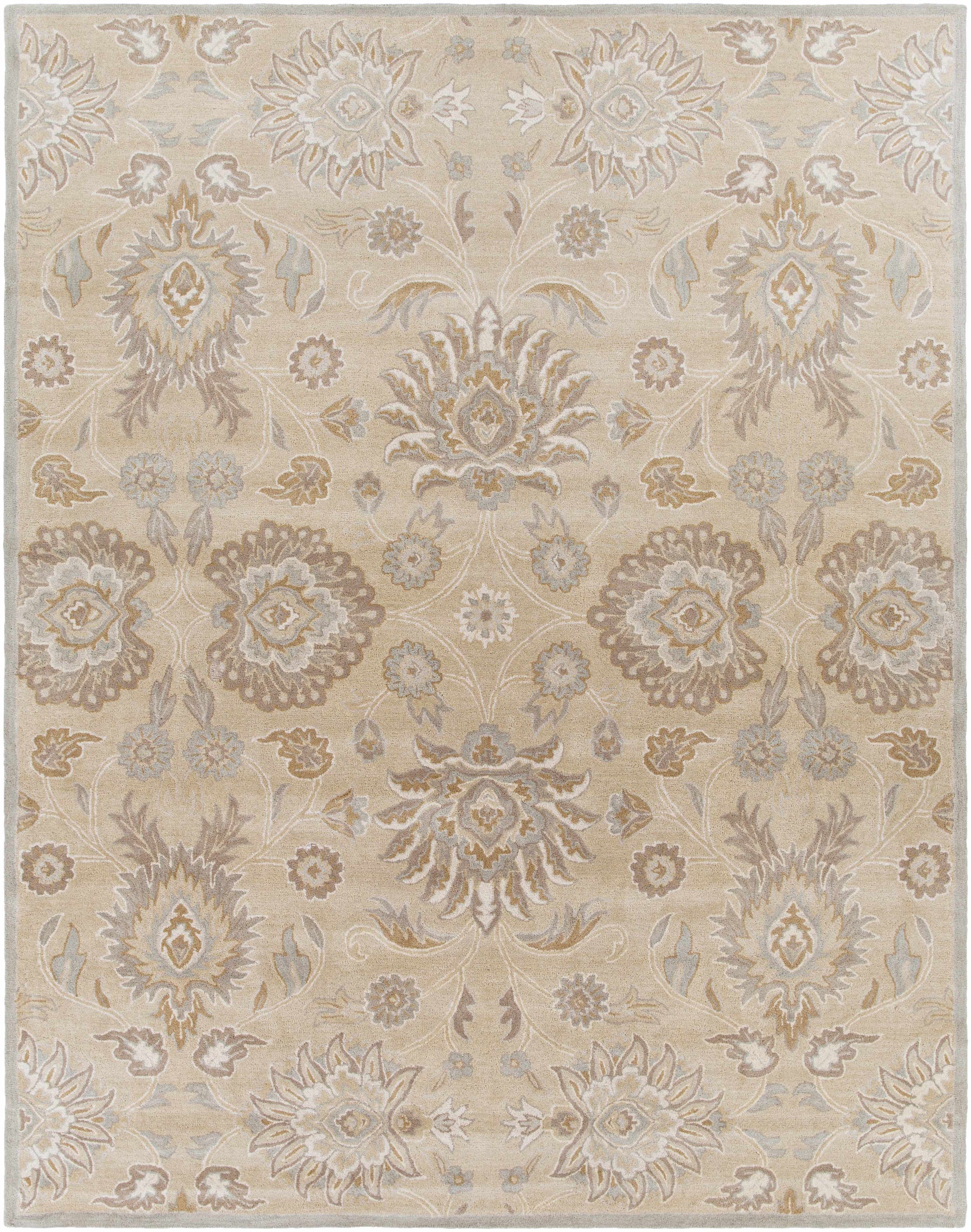 Conesus 1192 Hand Tufted Ivory&Taupe Wool Rug-0