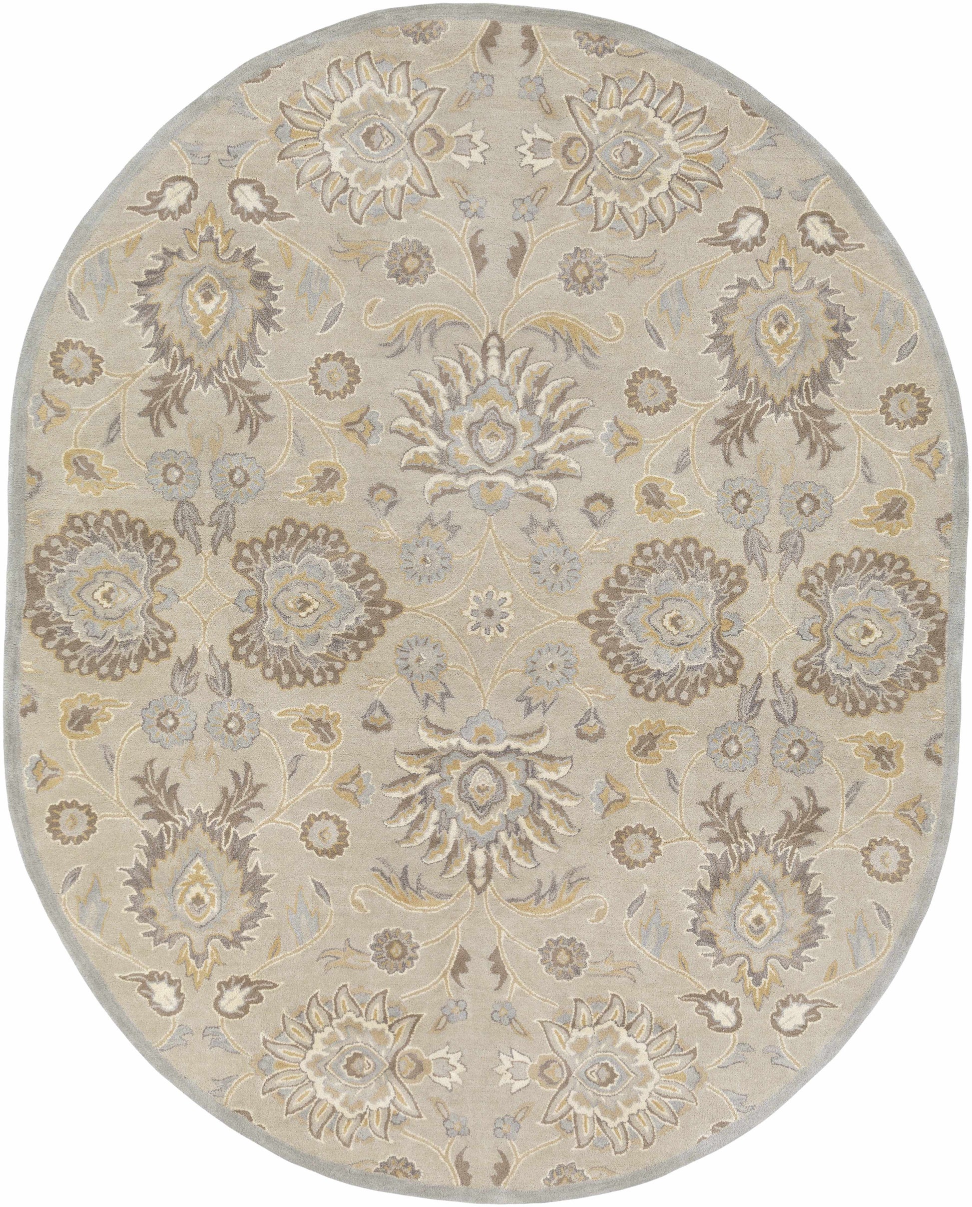 Conesus 1192 Hand Tufted Ivory&Taupe Wool Rug-9