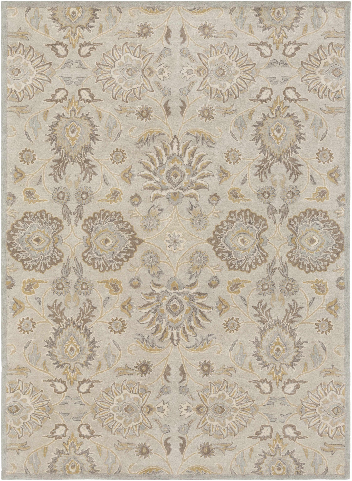 Conesus 1192 Hand Tufted Ivory&Taupe Wool Rug-12