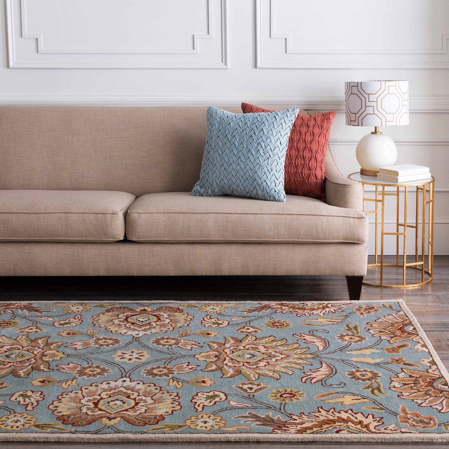 Conesus Hand Tufted Gray 1052 Area Rug-1