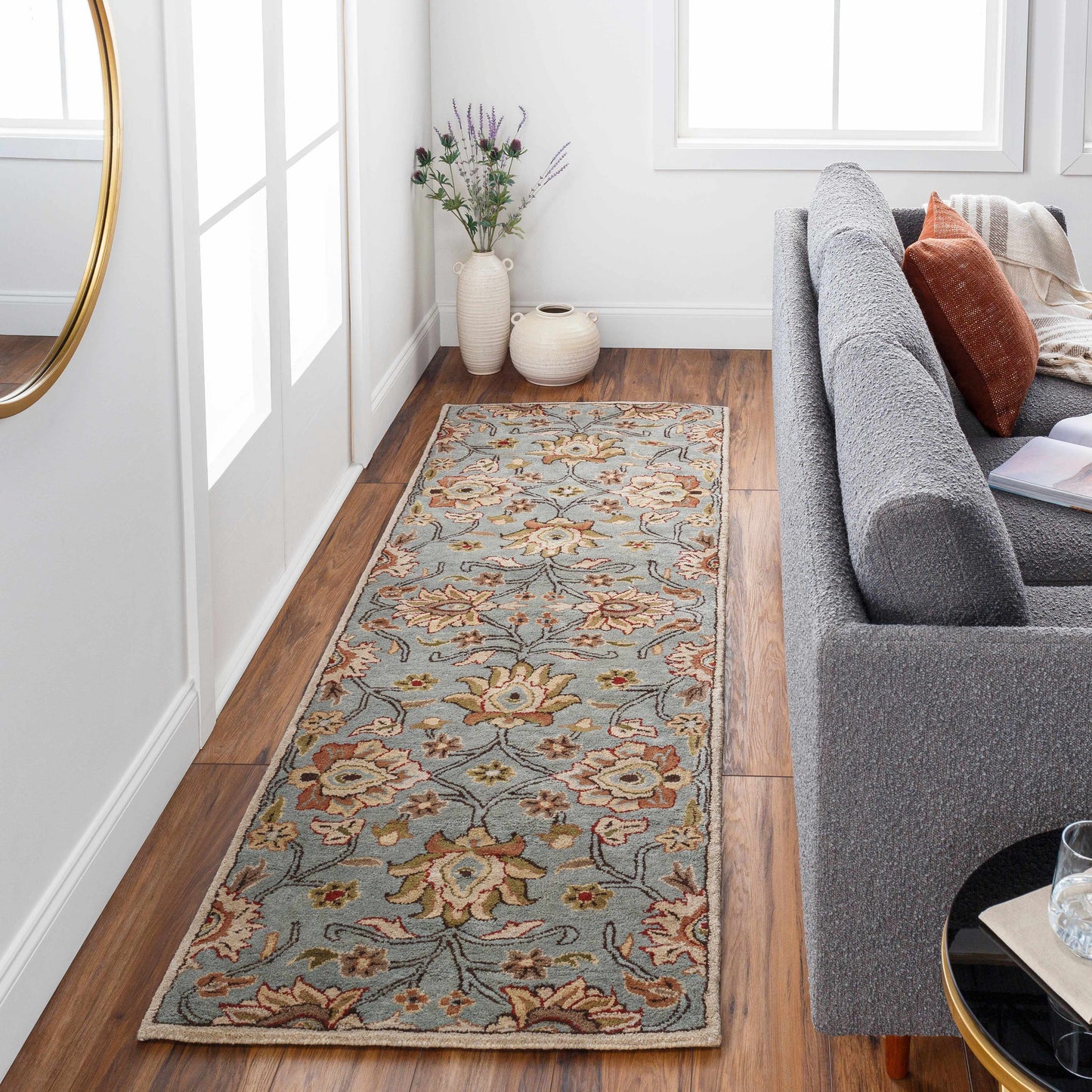 Conesus Hand Tufted Gray 1052 Area Rug-2