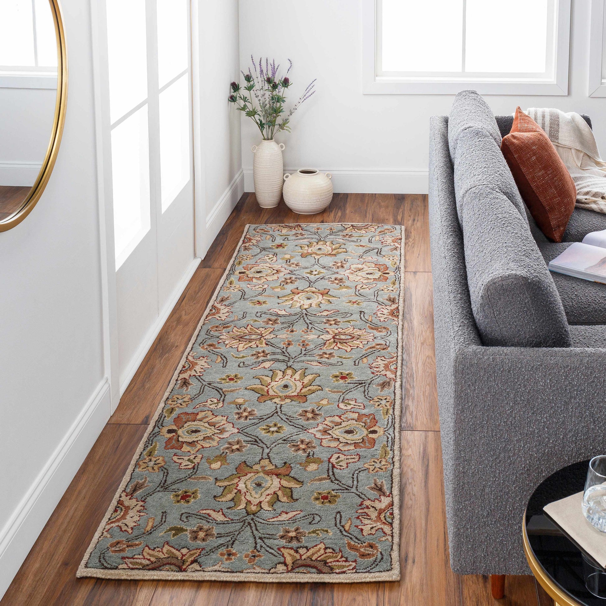 Conesus Hand Tufted Gray 1052 Area Rug-2