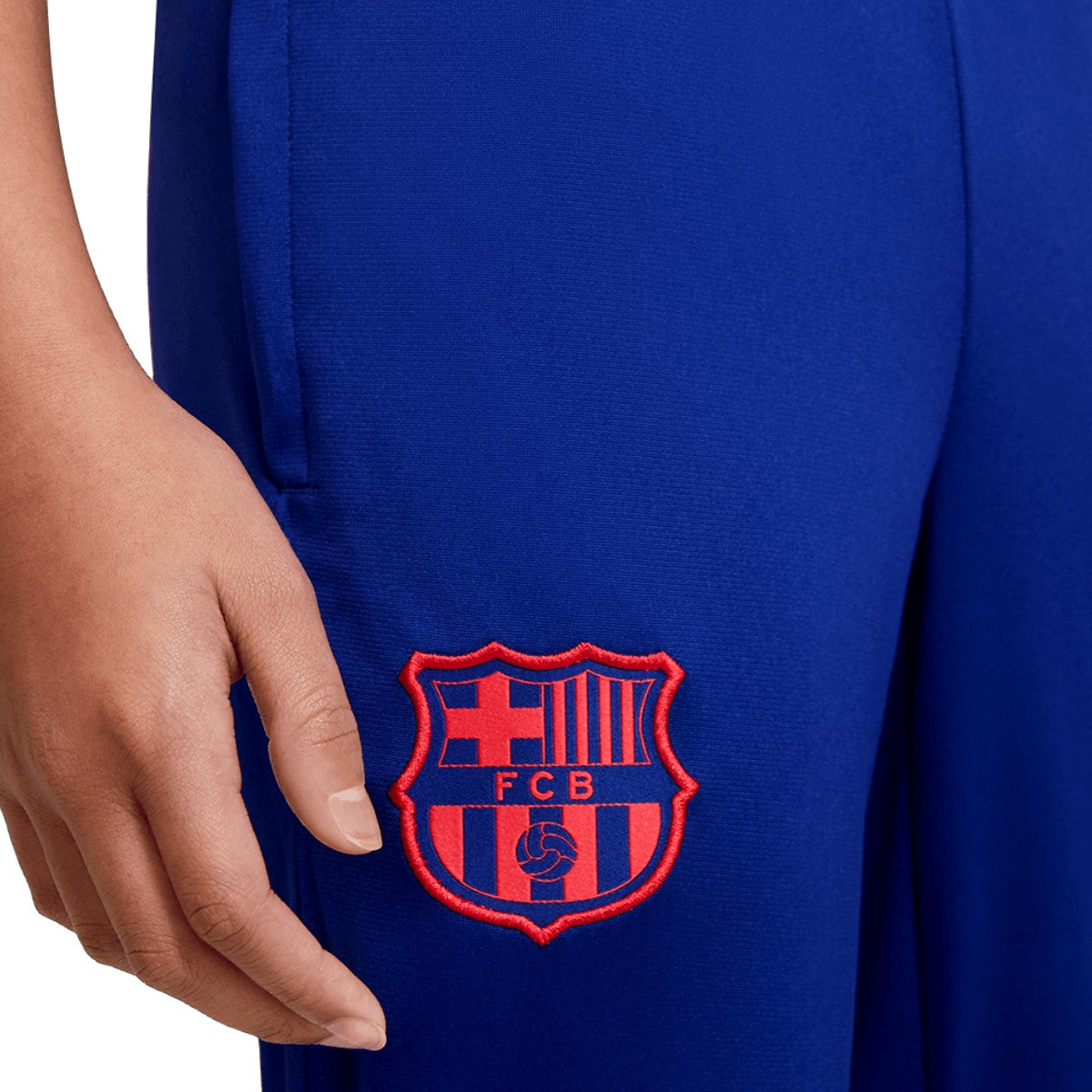 Kids - FC Barcelona blue presentation Soccer tracksuit 2021 - Nike-4