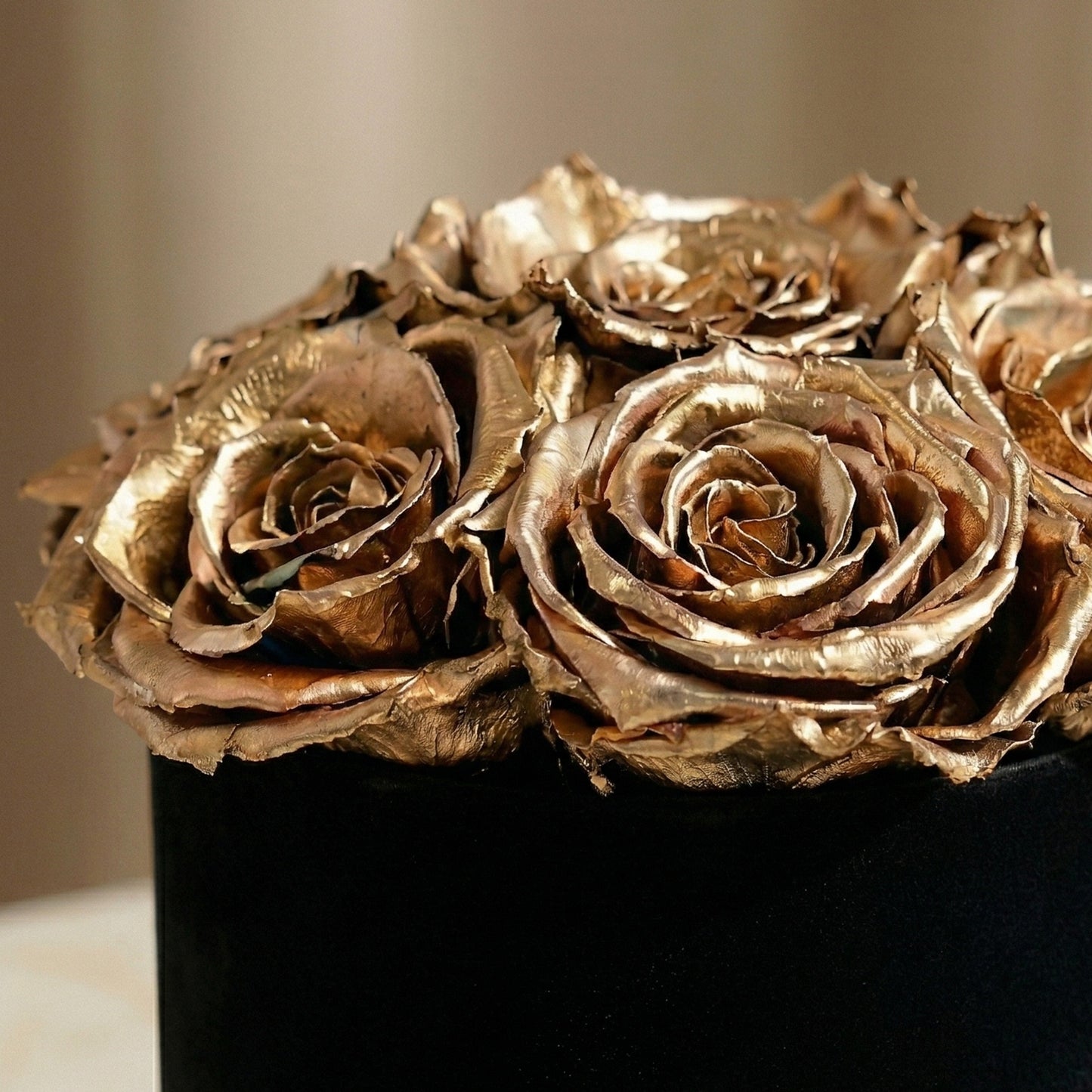 Basic Black Box | Gold Roses