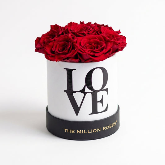 Basic White Box | Love Edition | Red Roses