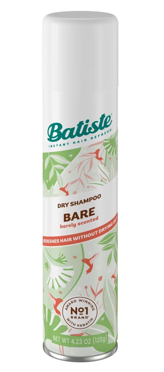 Batiste Bare Dry Shampoo Barely Scented 120g