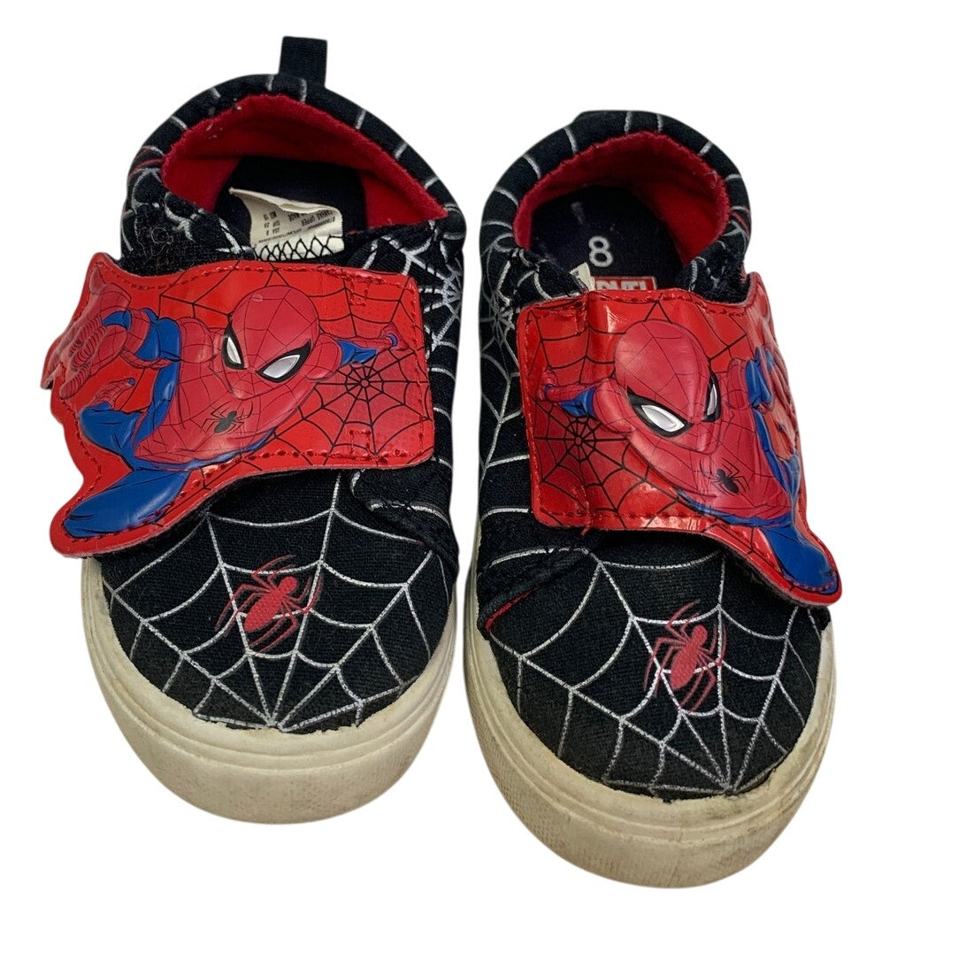 Spiderman Cat & Jack Boys 7/8 Tennis Athletic Hook & Loop Shoes Dino Slippers