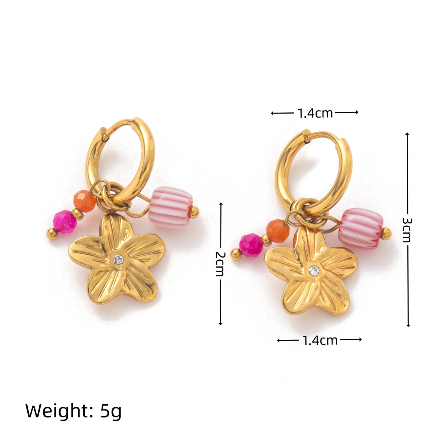 Floral Ear-clip Eco-friendly Jewelry