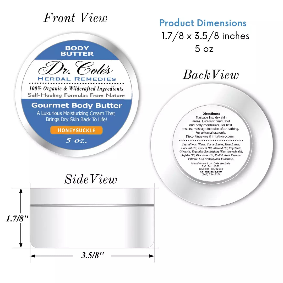 35 - Dr. Cole's Gourmet Body Butter - HONEYSUCKLE-1