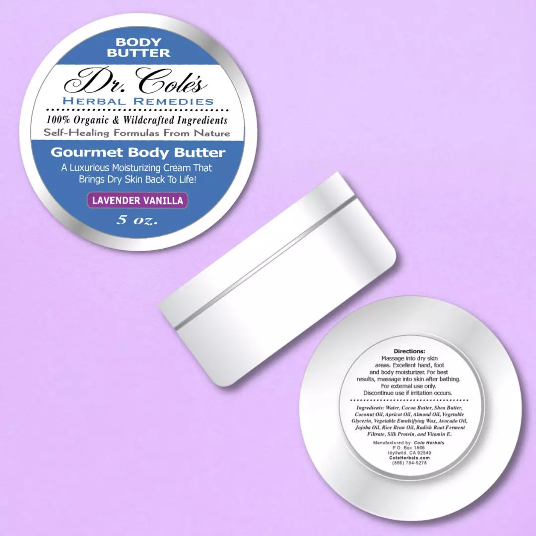 38 - Dr. Cole's Gourmet Body Butter - LAVENDER VANILLA