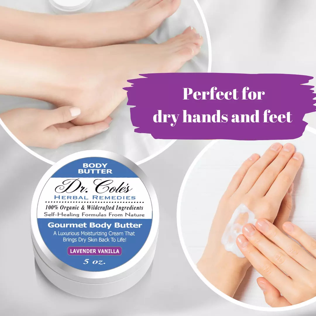 Dr. Cole's Gourmet Body Butter - LAVENDER VANILLA SixPak-4