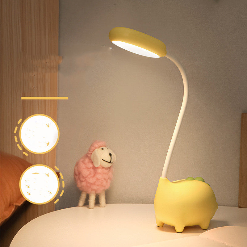 Dinosaur Table Lamp Eye Protection Learning Charging