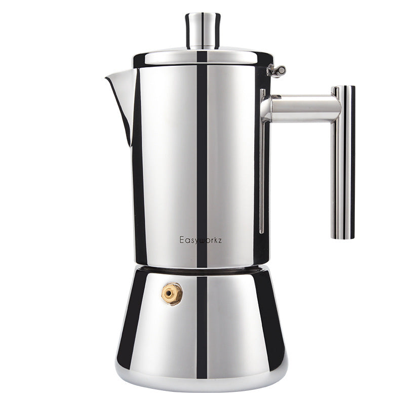 Mocha Pot Italian Household Coffee Pot Induction Cooker Coffee Making Machine-6