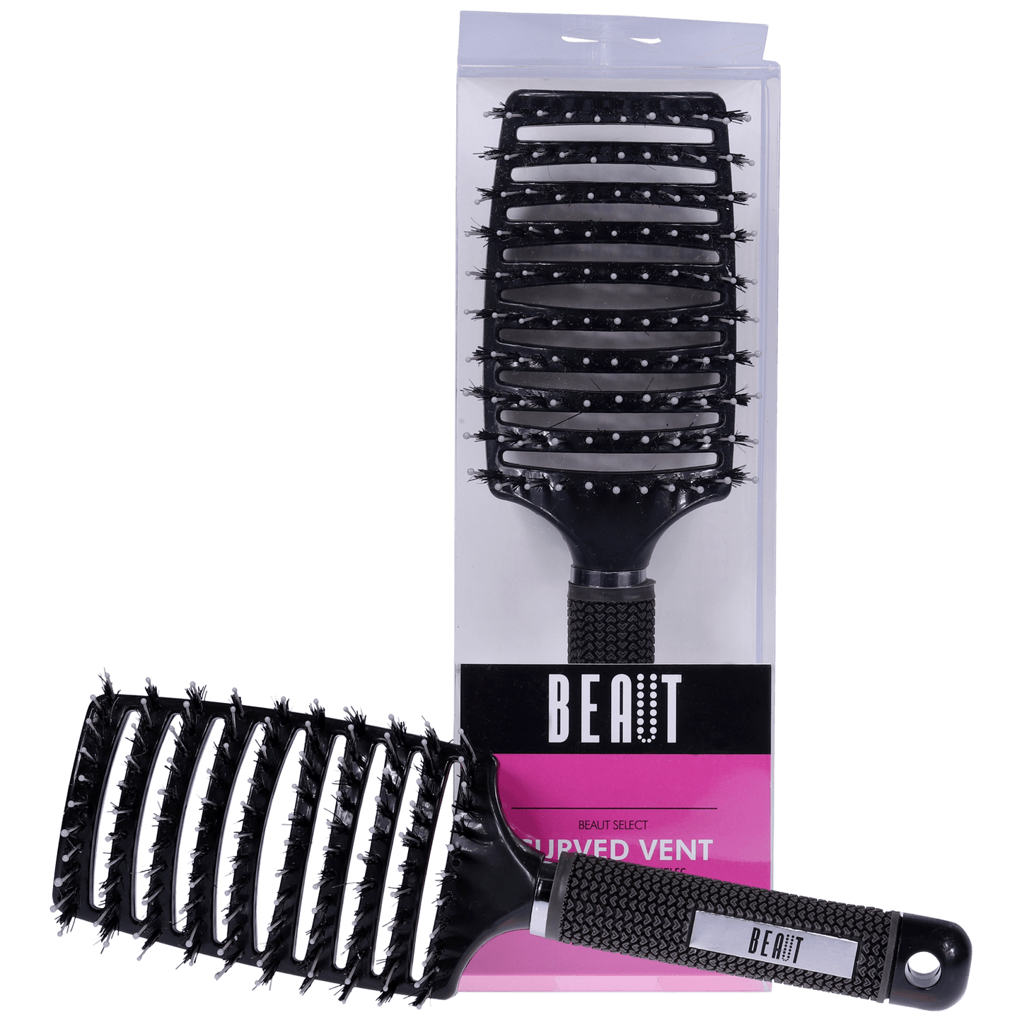 BEAUT SELECT CURVED VENT BRUSH/STYLING BRUSH