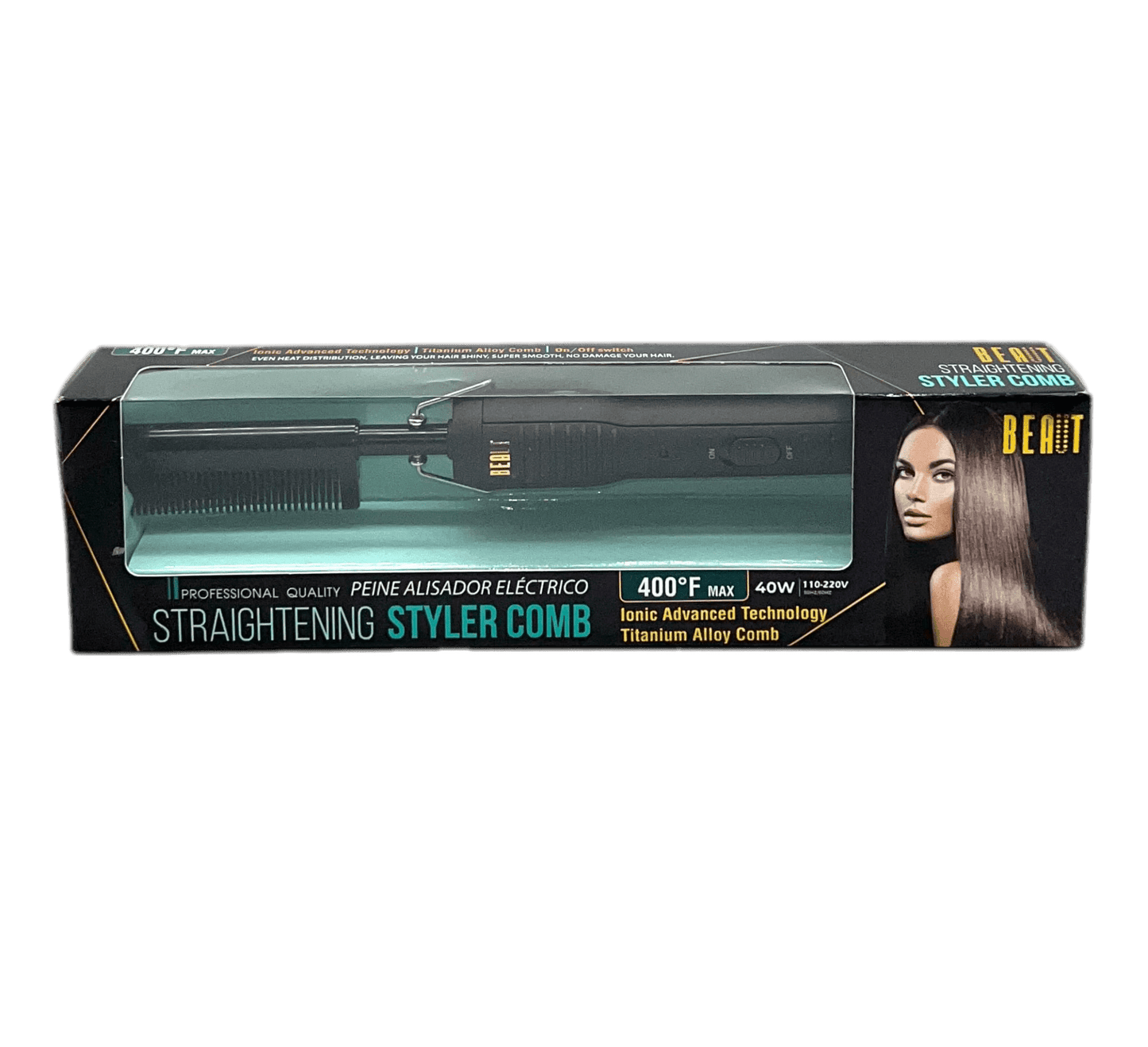BEAUT  Straightening Styler Comb 400 °F max