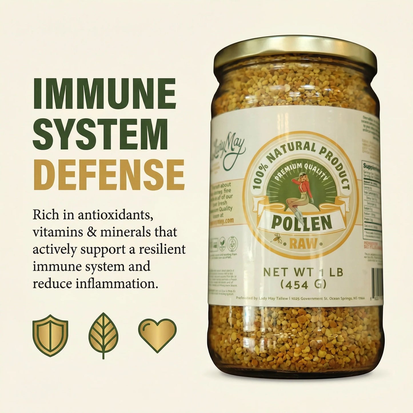 1 Pound Bee Pollen