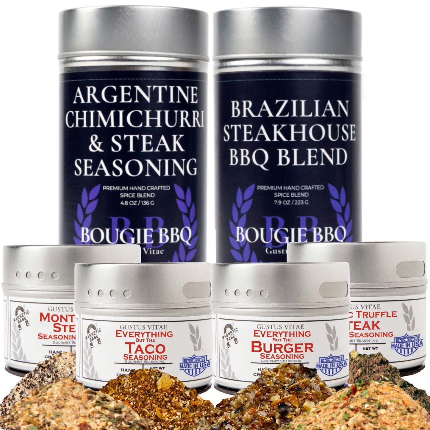 Steak Lovers - Best For Beef | Complete 6 Pack Collection | Gourmet Seasonings and Rubs For Steaks, Chops, Racks & Ribs-0