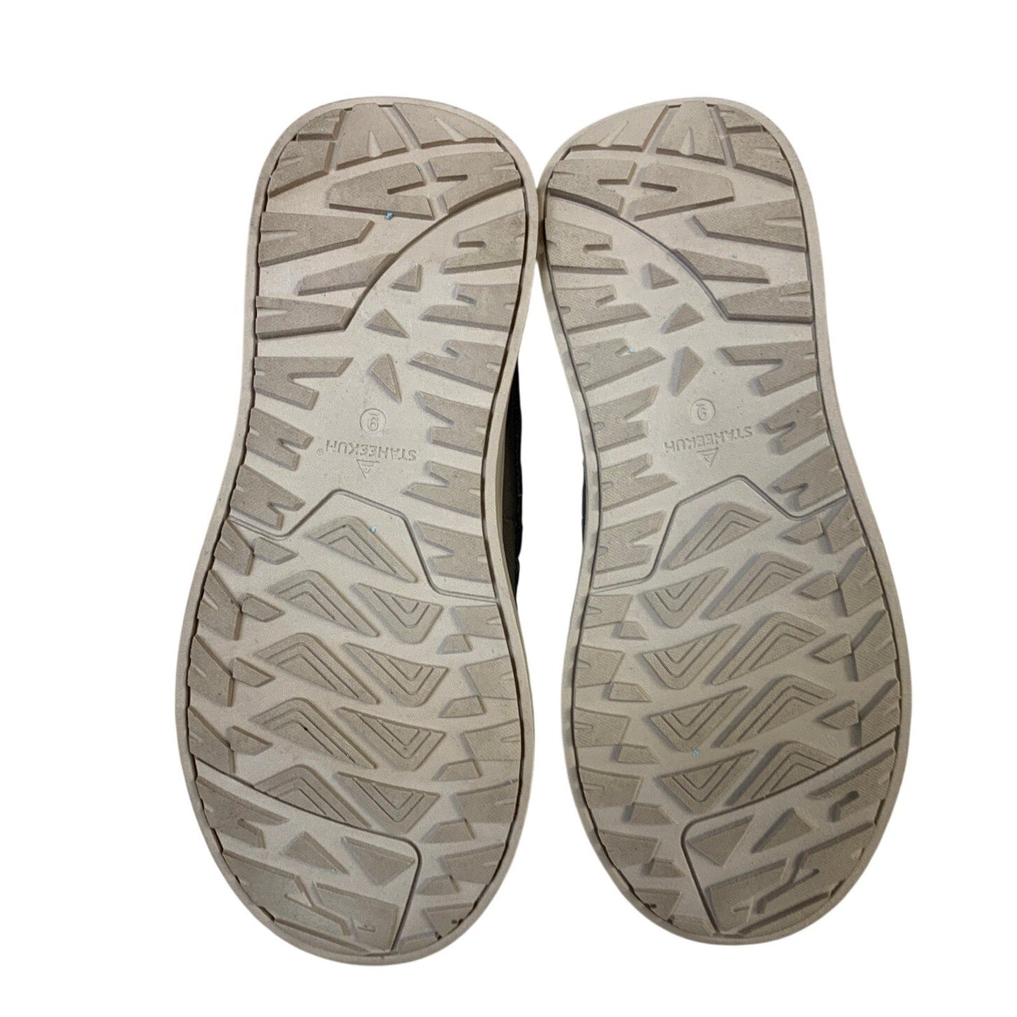 Staheekum Womens Size 7 Taupe Sneakers Quilted Slip On Round Toe Shoes