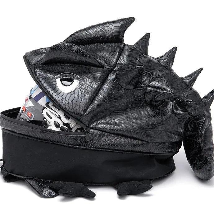 BINSONWHALE™ 4-in-1 LED Lizard Backpack/Tank Bag/Tail Bag/Helmet Bag