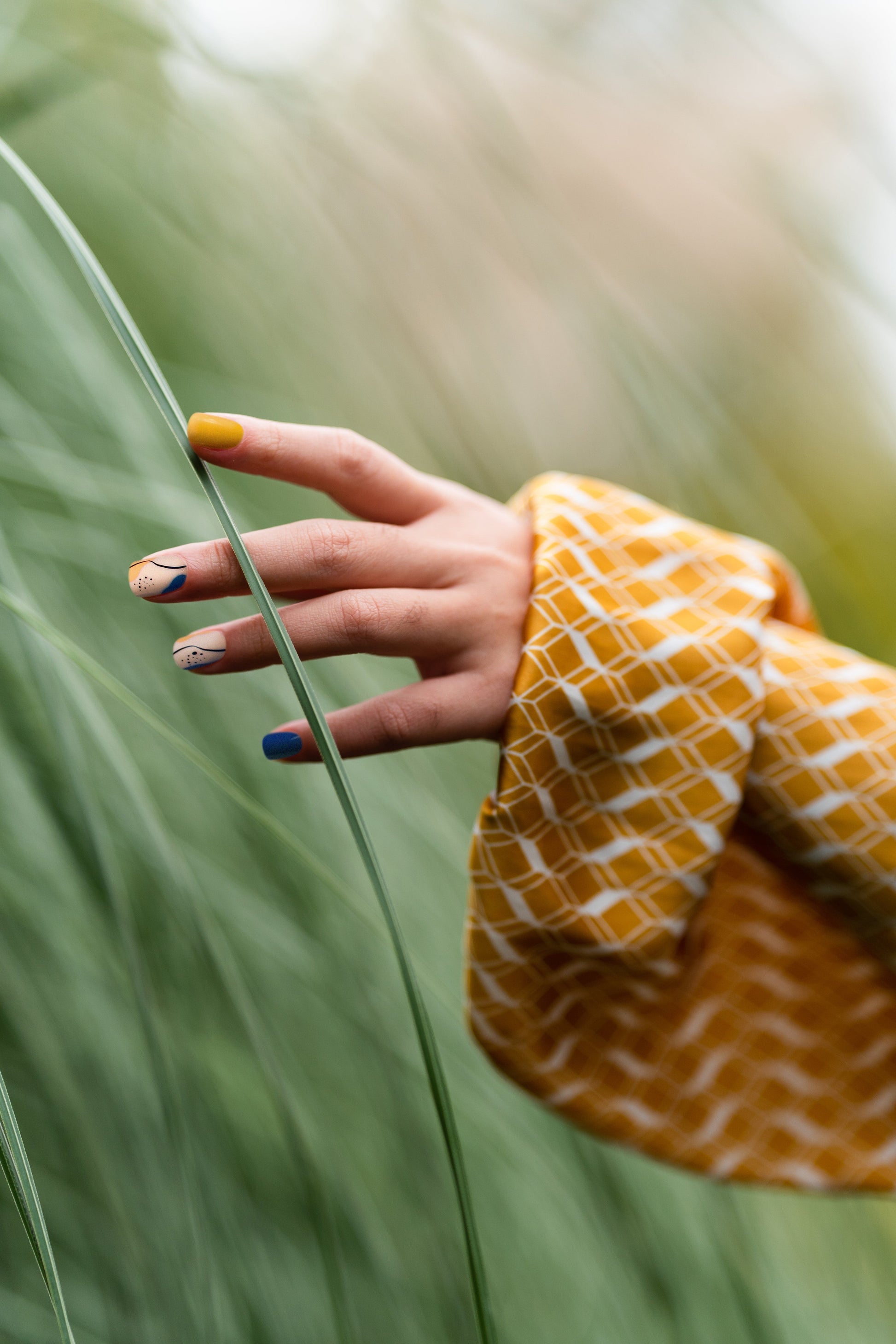 Tangerine Garden | Soft & Durable Press-On Nails-1