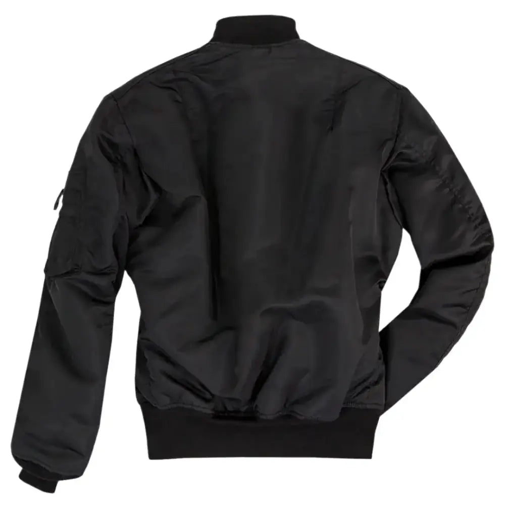 Men's Black Authentic MA-1 Bomber Jacket – Classic Military Style-1