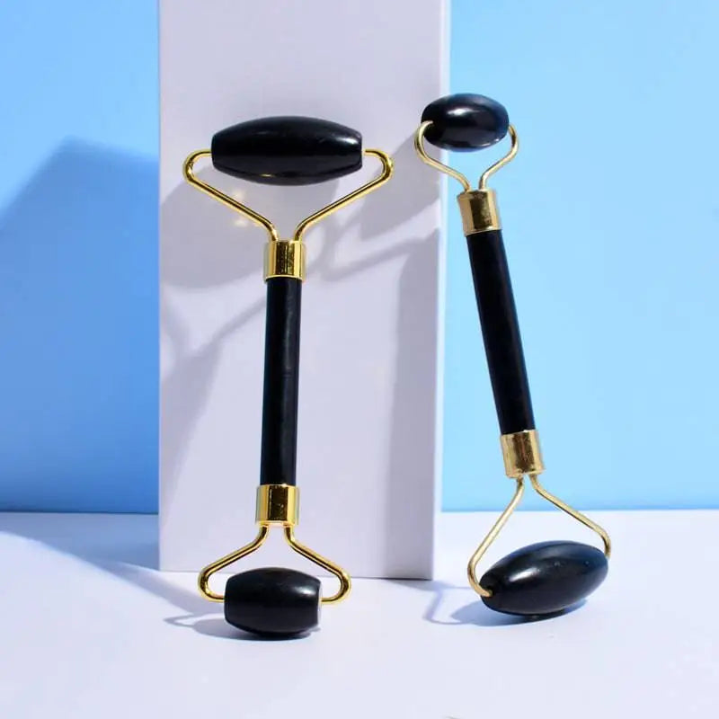 Black Obsidian Beauty Face Care Massage Jade Roller