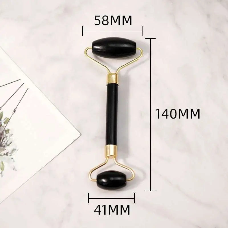Black Obsidian Beauty Face Care Massage Jade Roller